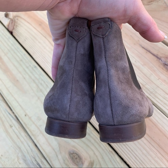Madewell | Nico Gray Suede Flat Booties 7.5 - Picture 9 of 11